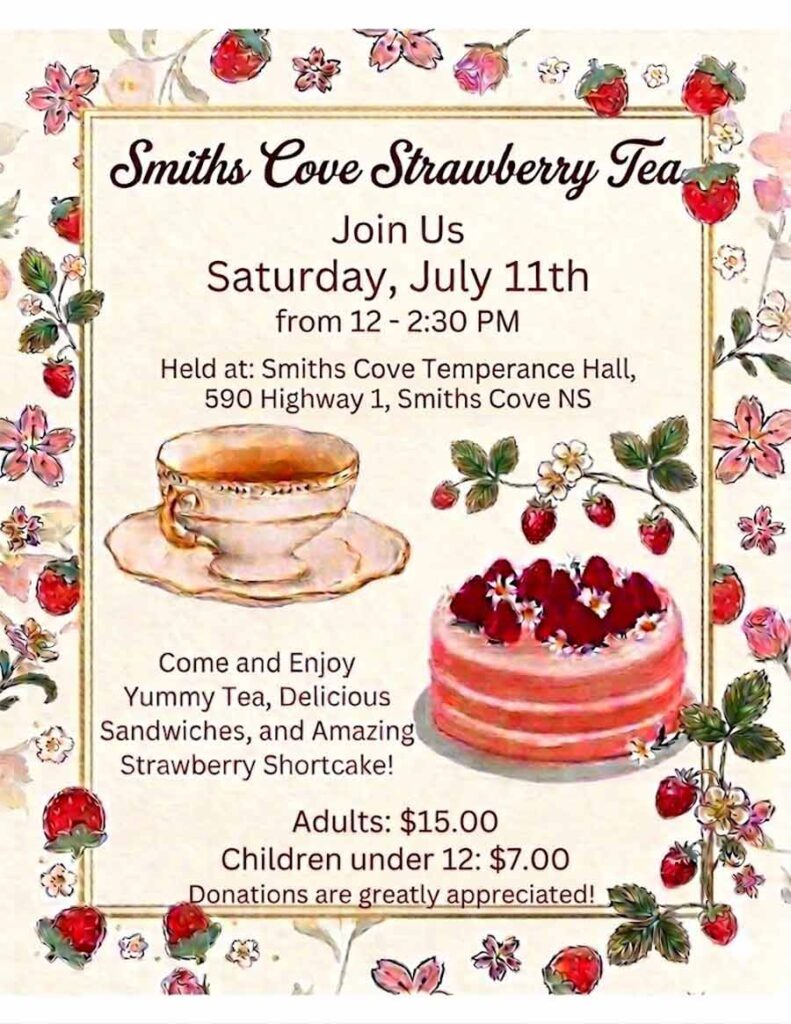 Smiths Cove Strawberry Tea Poster